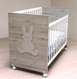 Blasi Bed A000CGC - Cuna, color gris claro