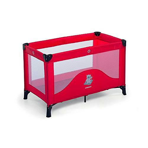 Foppapedretti Teddytour - Cuna de viaje, color rojo