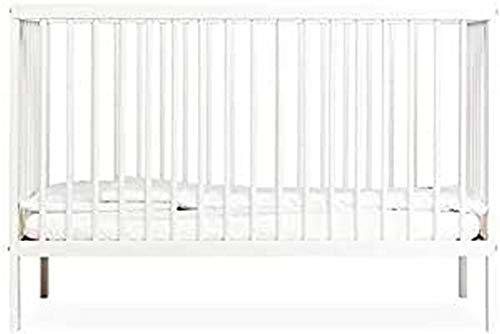 Mokee Cuna Bebe Blanca ECOLOGICO Y Convertible, !M-COT-120x60-WH