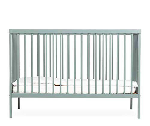 Mokee - Cuna Mini Color Gris Piedra, Color Azul Verdoso