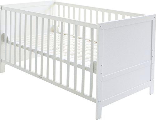 roba-kids 0191W - Cuna de 140 x 70 cm transformable en cama infantil