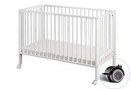 Tissi 100013 - Cuna Plegable Para Niños, Blanco, Color Blanco