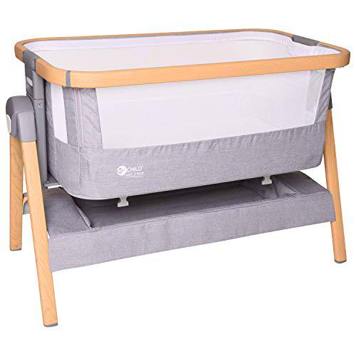 MyChild Aircare - Cuna de noche para bebé, color gris