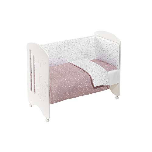INTERBABY - Cuna Lovely con Textil Universo Beige
