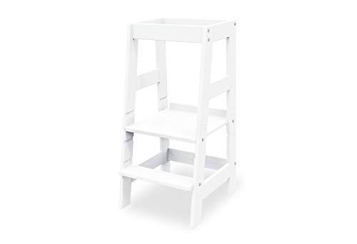 PINOLINO Torre de aprendizaje"Fino", lacada, color blanco, 1 unidad