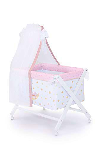 Naf Naf Minicuna + Textil Y Velo Marlon Night, color Rosa