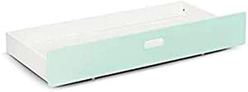 Mokee - Cuna Mini Con Cajón, Azul Claro, Color Azul Claro