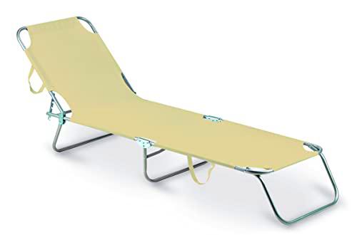 Cuna Plegable Maiorca de Acero y PVC 600D Color Beige