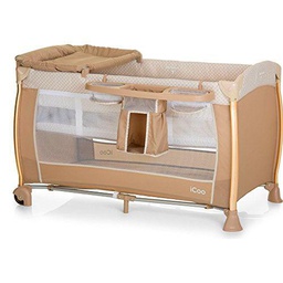 iCoo 607619 - Cuna de viaje, color diamond beige