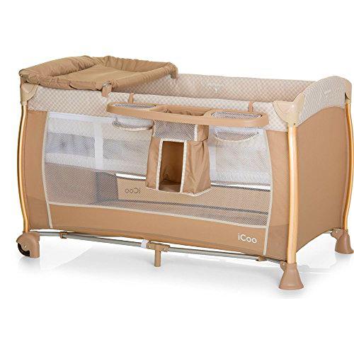 iCoo 607619 - Cuna de viaje, color diamond beige