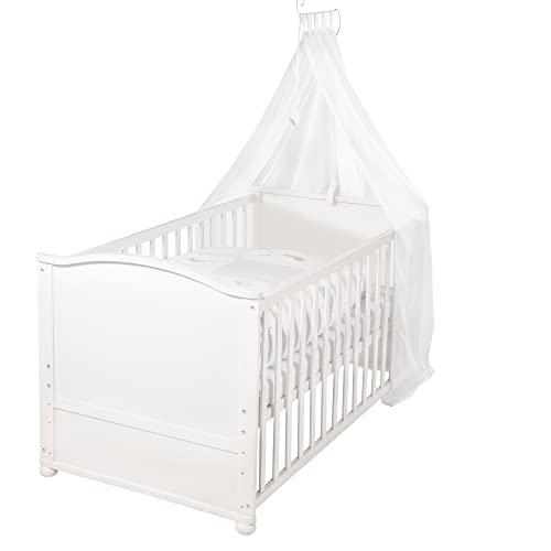 ROBA cama completa para bebes y niños 'Fox &amp; Bunny' 70x140 cm
