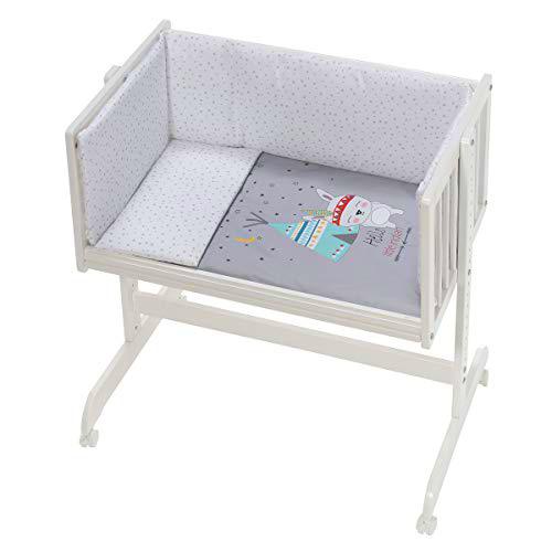 Interbaby CT014-31 - Minicuna Colecho Tipi Oso Gris, unisex