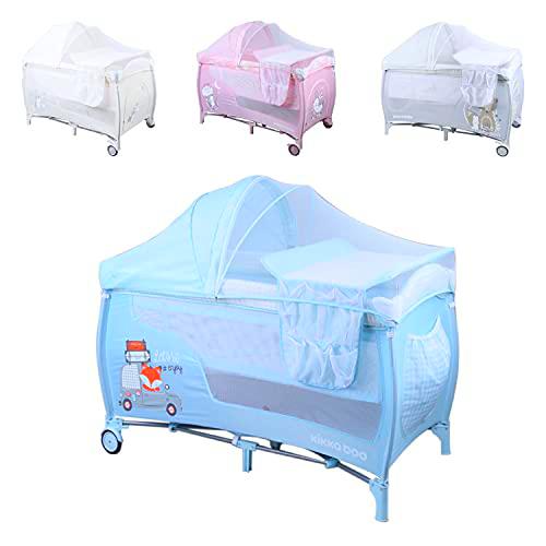 Cunas marca KIKKA BOO. Modelo Cuna de viaje 2 niveles Dolce Sonno PLUS Foxy