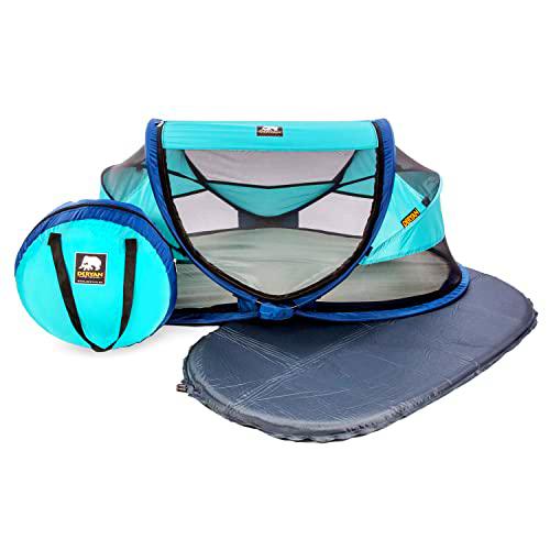Deryan Luxe - Cama de viaje para bebé, color azul