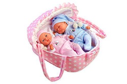 ARIAS- Bebé Gemelos, Multicolor, 28 cm (60136)