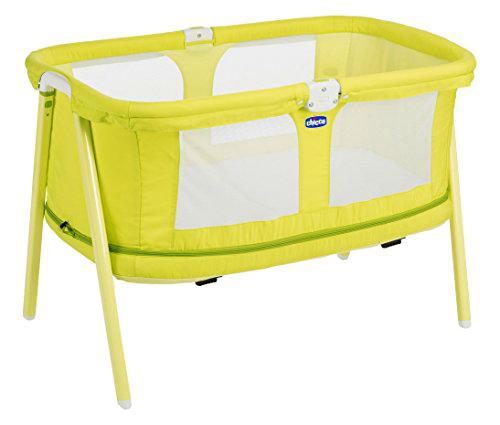 Chicco Lullago - Cuna ultraligera y compacta, 7kg, color amarillo