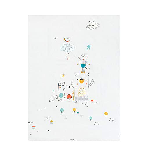 Juegos de accesorios para camas marca Bimbi Chic. Modelo F.Nord.+Relleno Minicuna 833 Amigos 605 16 B/Verde