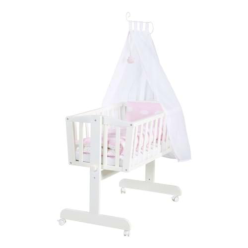 roba Cuna de Bebé "Little Stars" de Madera - 40 x 90 cm