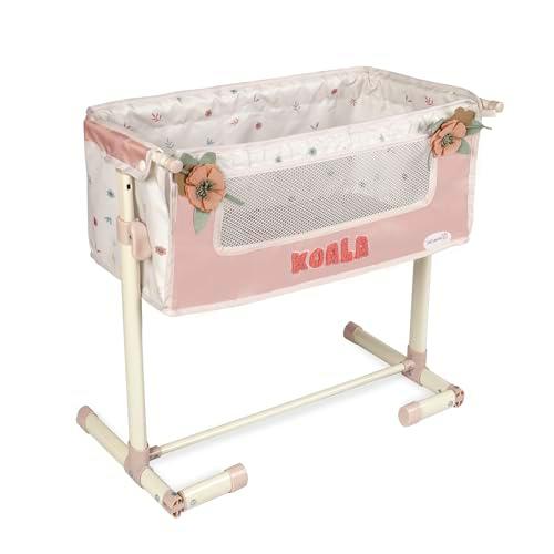 DE Cuevas TOYS-12798 Decuevas Cuna, Color Blanco y Rosa (51279)