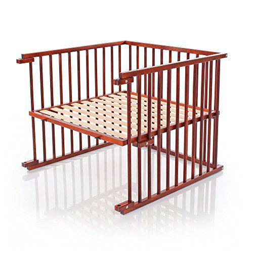 Babybay Kit de conversión de Cuna, Adecuado para Las cunas colechos Modelos Maxi y Boxspring I Medidas de la Cuna: 140x89 cm de Madera de Haya Maciza