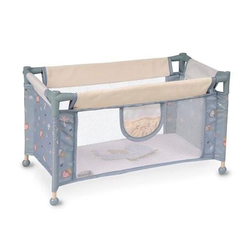 DE CUEVAS TOYS- Cuna, Color Blanco y Azul (50080)