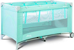 TERO-3934 Basic Plus Minze - Cuna de viaje, color verde