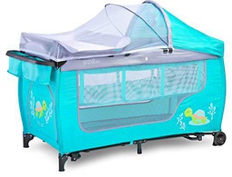 TERO-3552 GRANDE Plus - Cuna de viaje, color verde