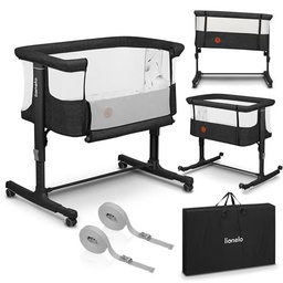lionelo Aurora Cuna 3 en 1 hasta 9 kg, Cuna de colecho