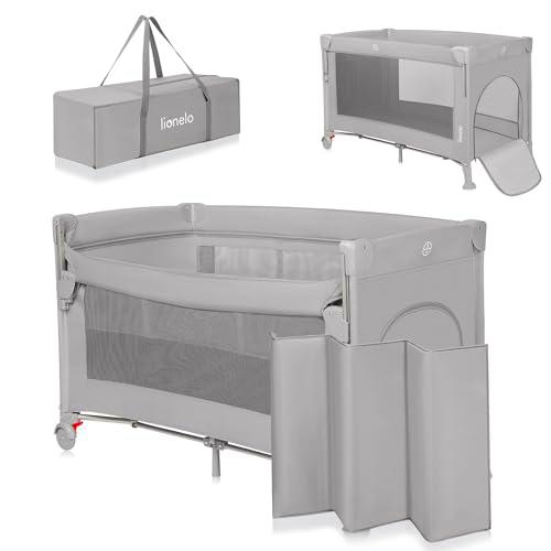 LIONELO ELLEN Cuna de viaje 3 en 1 de 0 a 3 años, Cuna Colecho para Recién Nacidos y Mayores hasta 15 kg