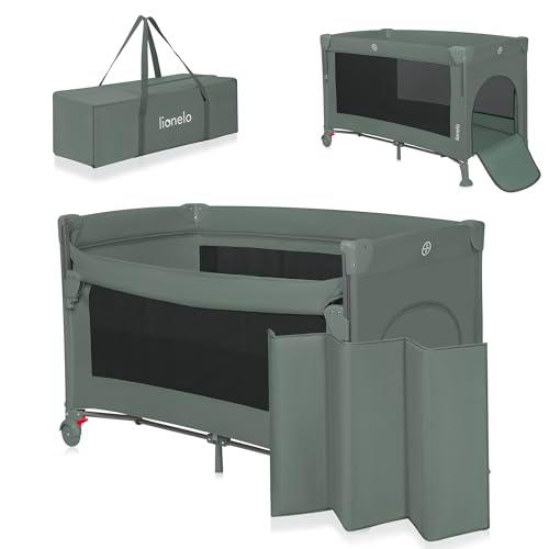 LIONELO ELLEN Cuna de viaje 3 en 1 de 0 a 3 años, Cuna Colecho para Recién Nacidos y Mayores hasta 15 kg