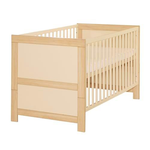 cuna bebé roba Momo 70 x 140 cm - cuna evolutiva - altura regulable
