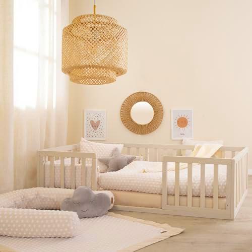 roba Cama Montessori a Ras de Suelo 70 x 140 cm para Niños